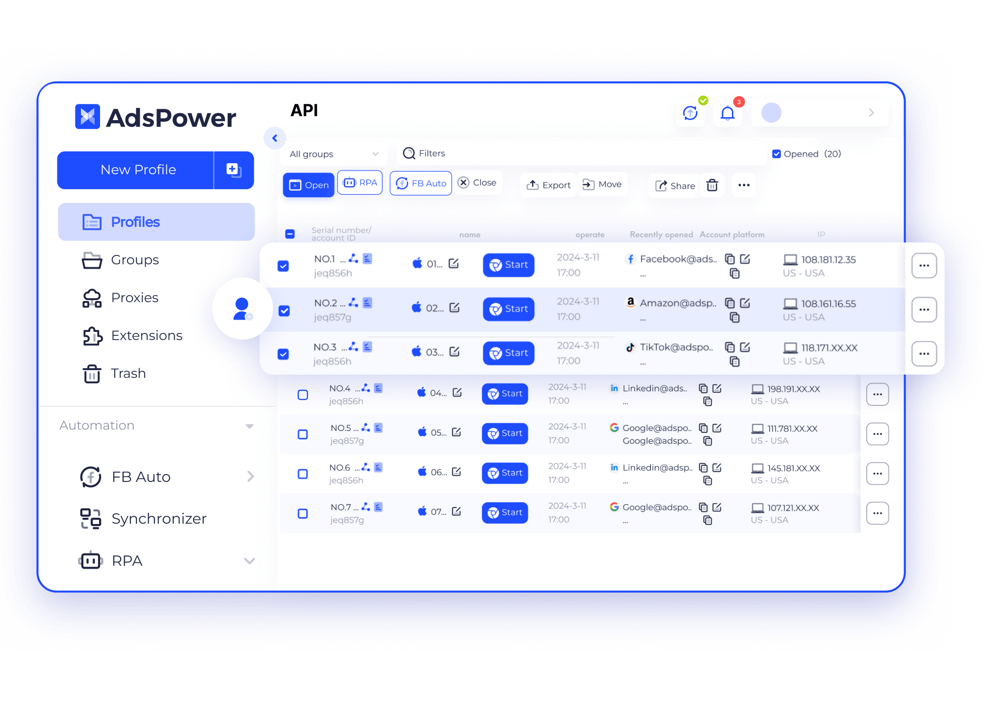 Batch Profiles Management Batch Profiles Management